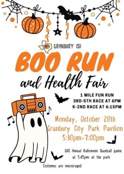 Boo Run and Health Fair Flyer