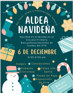 christmas village flyer-spanish