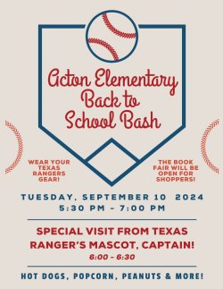 back to school bash flyer