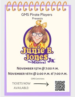 Junie B. Jones Musical Flyer